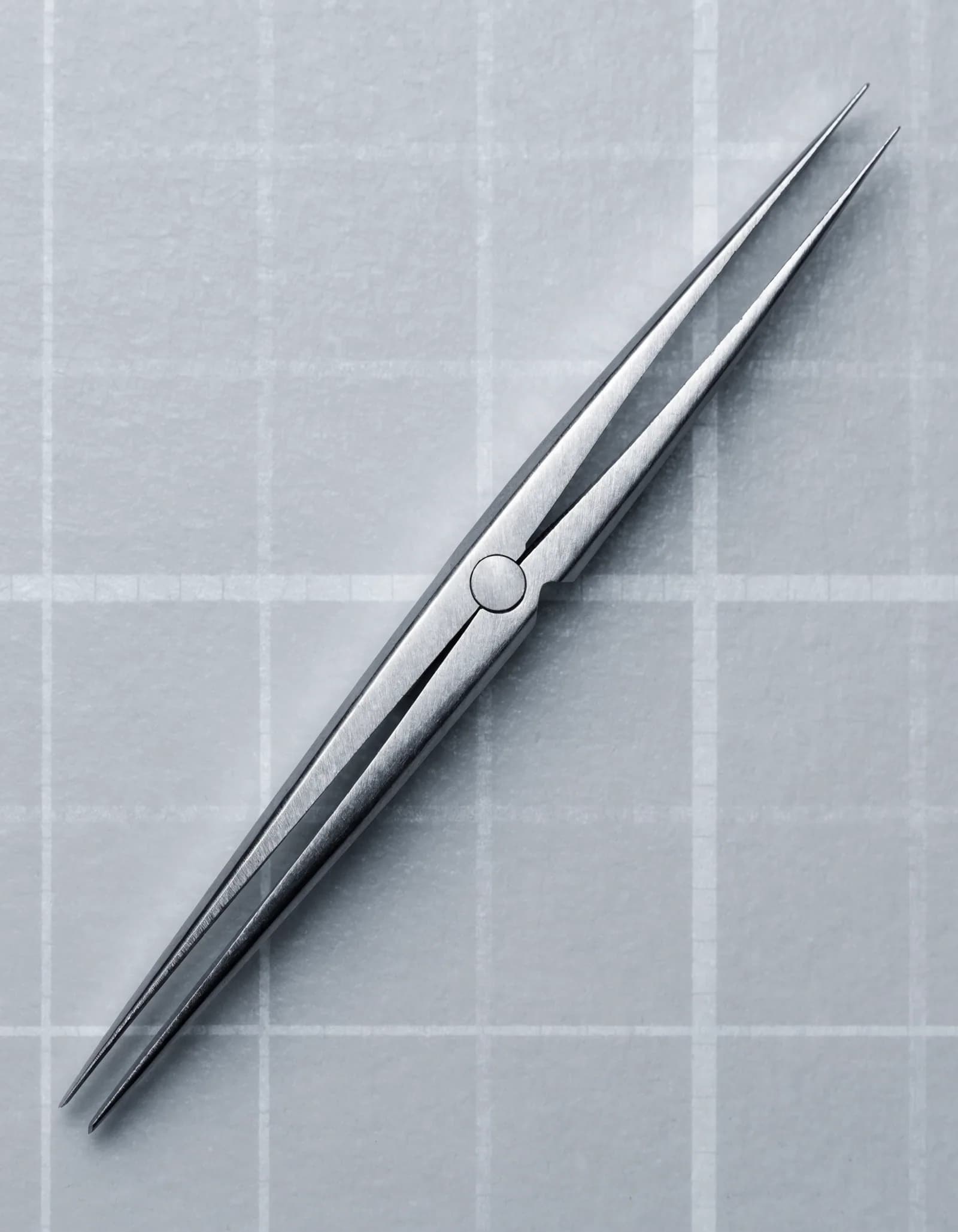 Fine-Point Tweezers — 120 mm, straight, dressed points